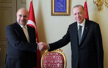 عکس دیدار قالیباف با اردوغان مناقشه برانگیز شد