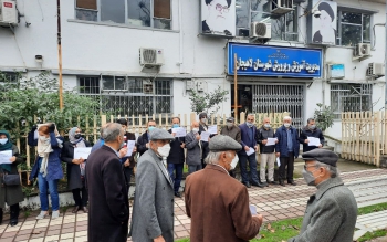 تجمع فرهنگیان لاهیجانی / اعتراض برای تصویب نشدن لایحه رتبه بندی