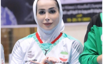 بی خبری از شقایق باپیری بهترین بازیکن تیم ملی زنان هندبال ایران/عکس