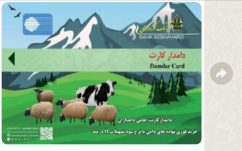 پرداخت تسهیلات خرید نهاده به دامداران در قالب دامدار کارت