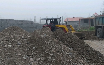 کشف بیش از ۳۰۰ تن شن و ماسه بدون مجوز در سنگر 
