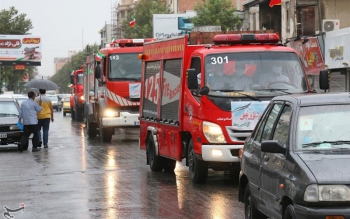 ترافیک و راه ندادن اتومبیل ها، آتشی سوزان تر از حادثه در رشت