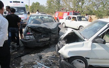 ۸ زخمی در تصادف رانندگی خشکبیجار 