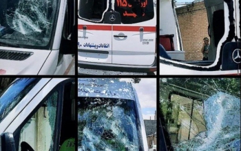 جزئیات حمله به یک آمبولانس توسط مرد عصبانی