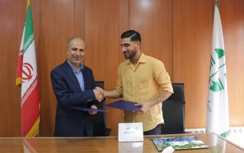 «علیرضا جهانبخش» کاپیتان تیم ملی فوتبال ایران،سفیر حامی محیط زیست گیلان شد