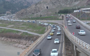 ترافیک روان در جاده های خروجی گیلان