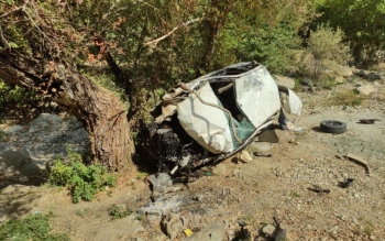 ۷ کشته بر اثر تصادف خاور با پژو ۲۰۶ در گیلان
