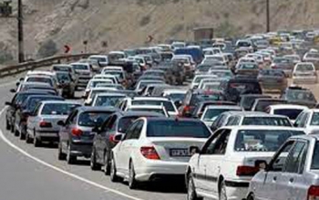 ترافیک پرحجم در جاده چالوس و این محورها