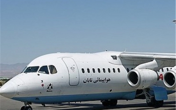 هواپیمای تابان از باند فرودگاه مهرآباد خارج شد