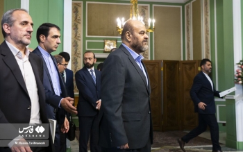 تصاویر معنادار رستم قاسمی در ضیافت امروز کاخ سعد آباد پس از انتشار جنجالی عکس های خصوصی