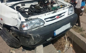 مرگ راننده پراید در تصادف رانندگی در سراوان رشت