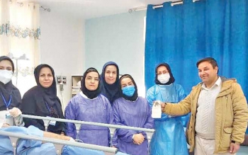  نجات جوانی که دسته کلید قورت داده بود