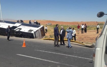  واژگونی مرگبار اتوبوس مسافربری در جاده بندرعباس + جزییات 