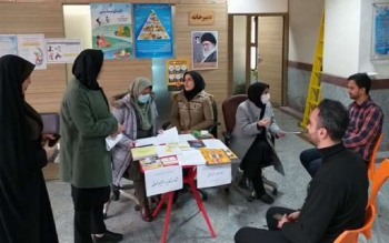 برپایی ایستگاه مشاوره تغذیه سالم در رشت