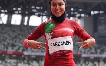 فرزانه فصیحی قهرمان دوی ۶۰ متر آسیا شد