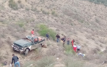 دو مصدوم در حادثه سقوط خودروی پاترول به دره در رودبار