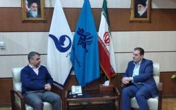 دیدار مدیرعامل آب منطقه ای و مدیرکل صدا و سیمای مرکز گیلان