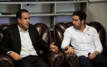 جهانبخش مالک و خسرو حیدری سرمربی داماش