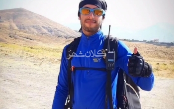 لحظه سقوط مرگبار میلاد زارع ورزشکار پاراگلایدر در البرز 