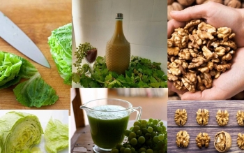 کاهو، آبغوره  و گردوی تغییر رنگ داده شده را بخوریم؟