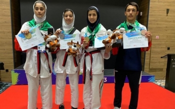 دختران نونهال تکواندو ایران قهرمان جهان شدند