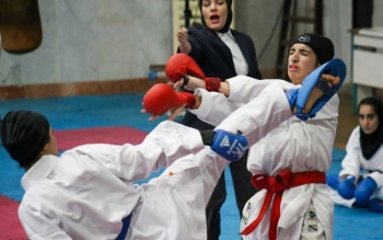 گزارش تصویری مسابقات کاراته دختران گیلان انتخابی تیم ملی در رشت