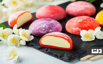 طرز تهیه موچی شکلاتی و ساده با آرد برنج ایرانی