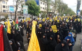 قطعنامه پایانی نمازگزاران گیلانی پس از راهپیمایی حمایت از مردم فلسطین