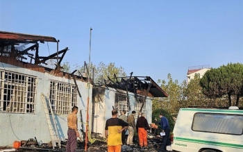 ۲۶ کشته و ۱۸ مصدوم در پی آتش سوزی یک کمپ ترک اعتیاد در لنگرود