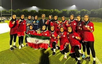 اولین مدال تاریخ راگبی زنان ایران در مسابقات آسیایی