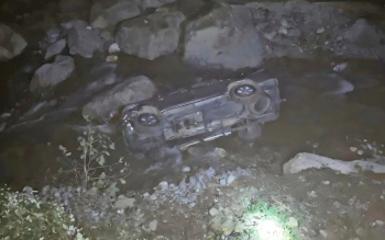 مرگ ۲ دختر جوان در حادثه سقوط خودرو به رودخانه
