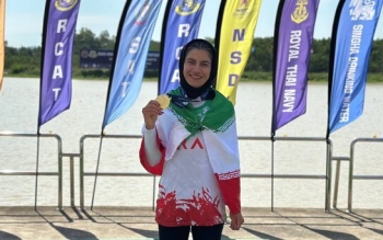سومین مدال طلای ایران در رویینگ زیر ۲۳ سال آسیا