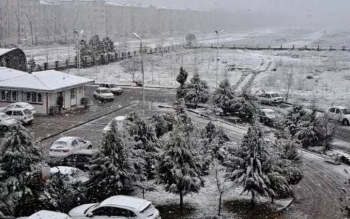 بعد از مدتها انتظار؛ بارش اولین برف زمستانی در رشت