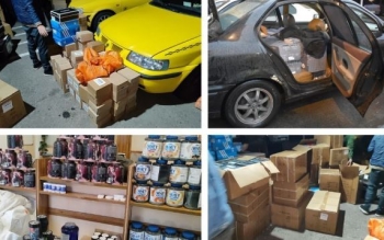 کشف کالا های قاچاق میلیاردی و توقیف خودرو های شوتی در رودبار