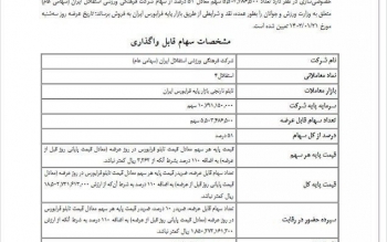 فروش استقلال ۱۰ روز پس از عرضه سهام پرسپولیس