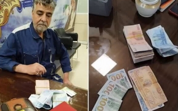 کارگر فرودگاه کیف پول ۷۲ میلیونی را به صاحبش بازگرداند