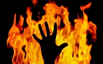 جلوگیری از خودسوزی مرد ۴۵ ساله در گلسار رشت