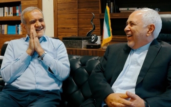 محمدجواد ظریف و مسعود پزشکیان دیدار کردند