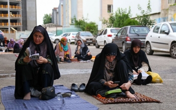 گزارش تصویری؛ برگزاری دعای عرفه در مصلای رشت