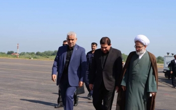 ورود سرپرست ریاست جمهوری به گیلان