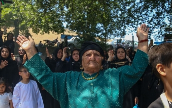گزارش تصویری؛ مراسم سنتی عزاداری عاشورا در گنجه رودبار