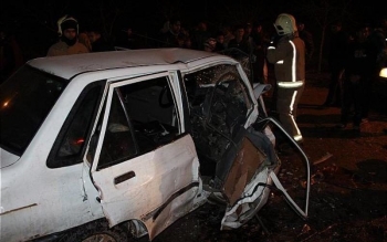 آمار مجروحان حادثه تصادف خودرو با دسته عزاداران در خشکبیجار رشت به ۱۱ نفر رسید/حال یک نوجوان وخیم است