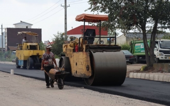 آسفالت قطعه اول کنارگذر جدید رشت شروع شد/تصاویر