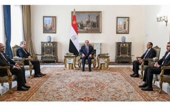 دیدار وزیر خارجه ایران با رئیس جمهور مصر در قاهره