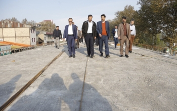 گزارش تصویری؛بازدید رئیس کل سازمان امور مالیاتی کشور از یک پروژه عمرانی شهرداری رشت