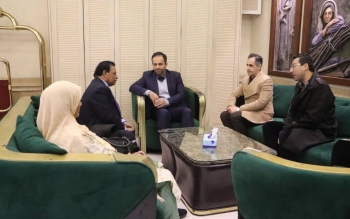 سفیر کشور سریلانکا و هیئت همراه به منظور حضور در بزرگترین نمایشگاه کافه رستوران و صنایع وابسته وارد رشت شدند