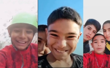 نوجوان دکل نورد، صخره نورد شد