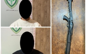 بازداشت ۲ متهمی که با وینچستر در بلوار احمدزاده رشت به سمت مغازه دار تیراندازی کزده بودند