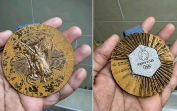 زنگ زدگی مدال قهرمان المپیک پاریس بعد از ۴ ماه