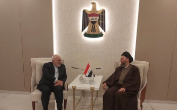 ظریف در بغداد با حکیم دیدار کرد